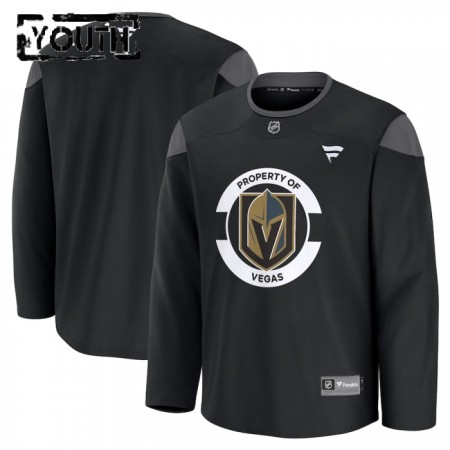 Vegas Golden Knights Hockeydrakt Custom Fanatics Team Practice 2024-25 Svart - Barn